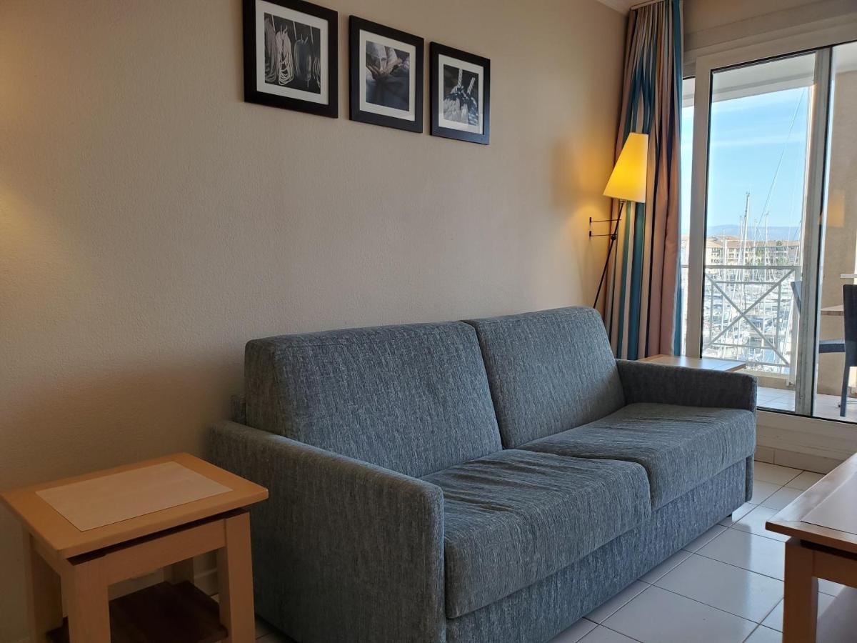 Cap Hermes Vue Port T2 40M2 Climatise 4 Personnes Fréjus Exterior foto